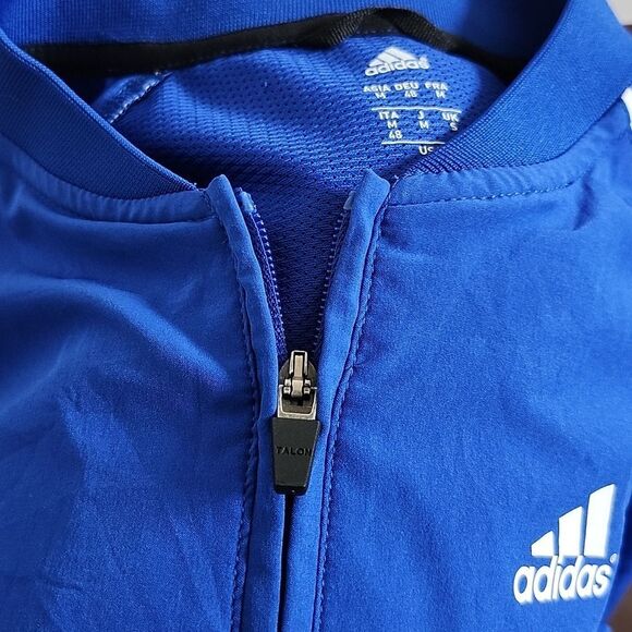 5/$55 Adidas short sleeve quarter zip warm up jacket, US size S - Picture 5 of 8